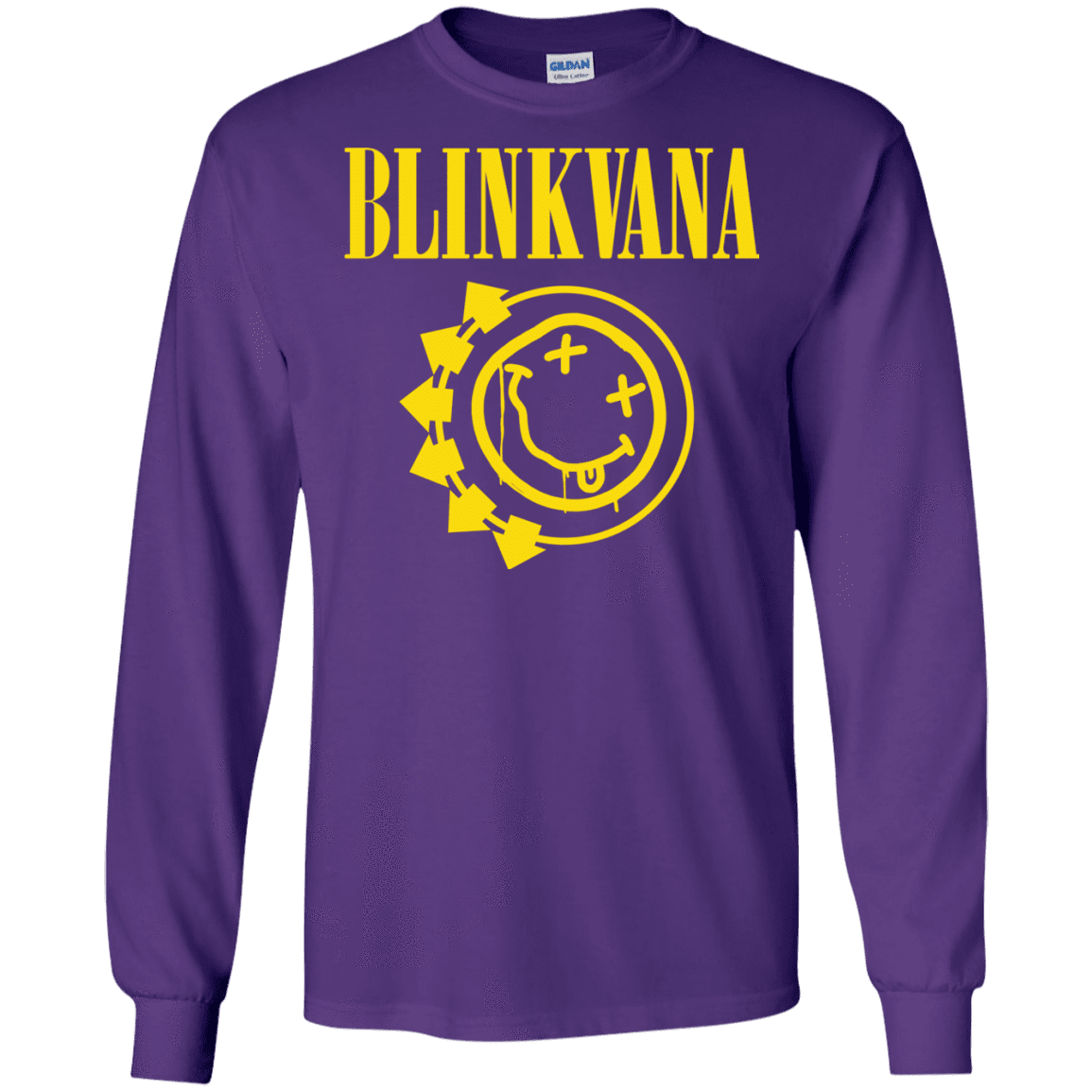 T-Shirts Purple / S Blinkvana Men's Long Sleeve T-Shirt