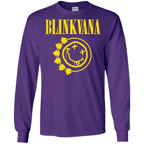 T-Shirts Purple / S Blinkvana Men's Long Sleeve T-Shirt