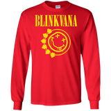 T-Shirts Red / S Blinkvana Men's Long Sleeve T-Shirt