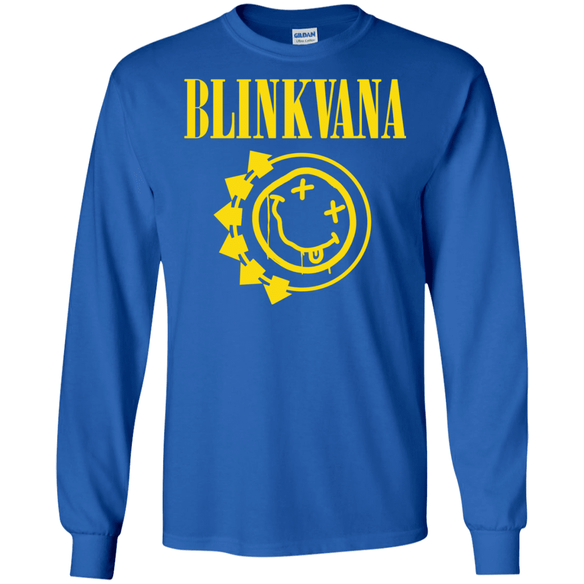 T-Shirts Royal / S Blinkvana Men's Long Sleeve T-Shirt