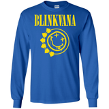 T-Shirts Royal / S Blinkvana Men's Long Sleeve T-Shirt