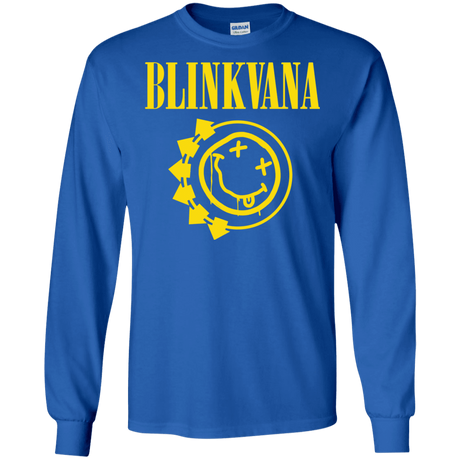 T-Shirts Royal / S Blinkvana Men's Long Sleeve T-Shirt