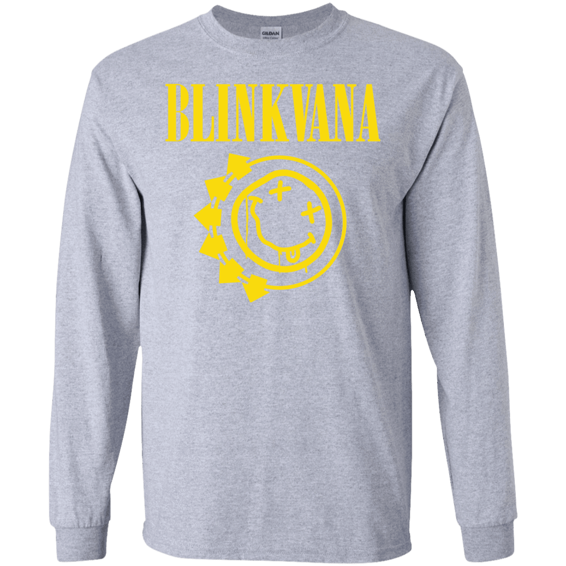 T-Shirts Sport Grey / S Blinkvana Men's Long Sleeve T-Shirt