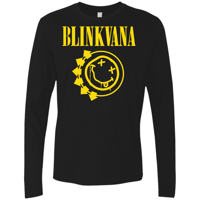 T-Shirts Black / S Blinkvana Men's Premium Long Sleeve
