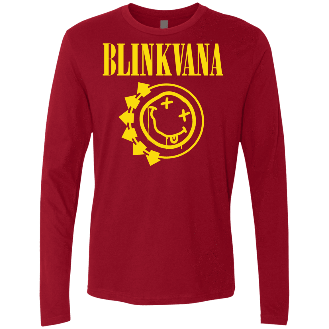 T-Shirts Cardinal / S Blinkvana Men's Premium Long Sleeve
