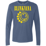 T-Shirts Indigo / S Blinkvana Men's Premium Long Sleeve