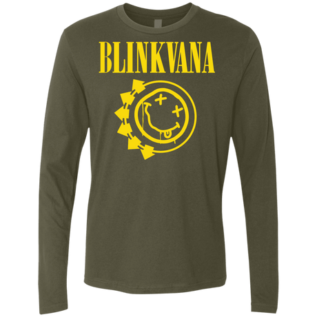 T-Shirts Military Green / S Blinkvana Men's Premium Long Sleeve