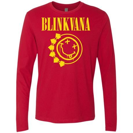 T-Shirts Red / S Blinkvana Men's Premium Long Sleeve