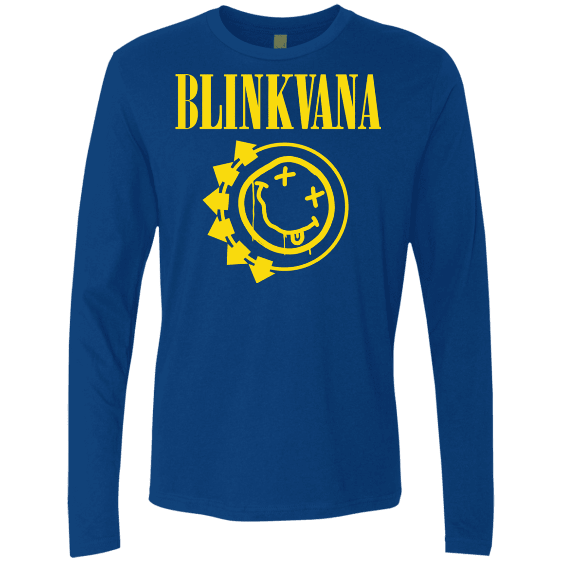 T-Shirts Royal / S Blinkvana Men's Premium Long Sleeve