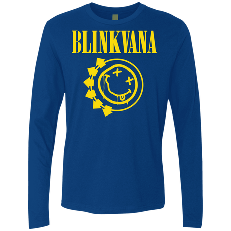 T-Shirts Royal / S Blinkvana Men's Premium Long Sleeve