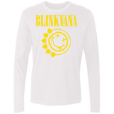 T-Shirts White / S Blinkvana Men's Premium Long Sleeve