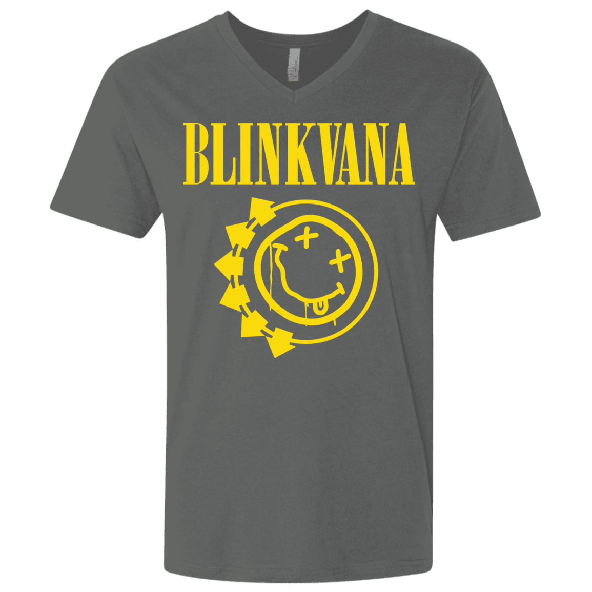 T-Shirts Heavy Metal / X-Small Blinkvana Men's Premium V-Neck