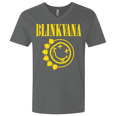 T-Shirts Heavy Metal / X-Small Blinkvana Men's Premium V-Neck
