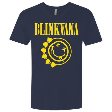 T-Shirts Midnight Navy / X-Small Blinkvana Men's Premium V-Neck