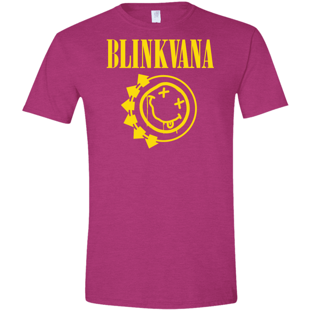 T-Shirts Antique Heliconia / S Blinkvana Men's Semi-Fitted Softstyle