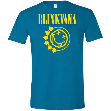 T-Shirts Antique Sapphire / S Blinkvana Men's Semi-Fitted Softstyle