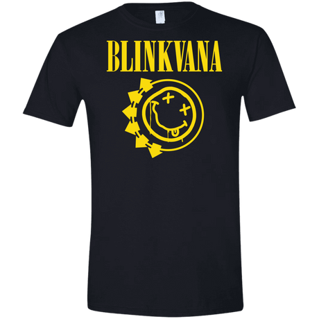 T-Shirts Black / X-Small Blinkvana Men's Semi-Fitted Softstyle