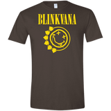 T-Shirts Dark Chocolate / S Blinkvana Men's Semi-Fitted Softstyle