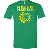 T-Shirts Heather Irish Green / S Blinkvana Men's Semi-Fitted Softstyle