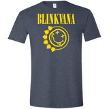 T-Shirts Heather Navy / S Blinkvana Men's Semi-Fitted Softstyle