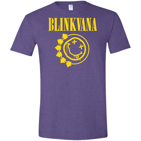 T-Shirts Heather Purple / S Blinkvana Men's Semi-Fitted Softstyle
