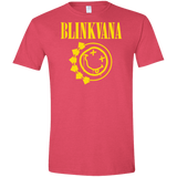 T-Shirts Heather Red / S Blinkvana Men's Semi-Fitted Softstyle