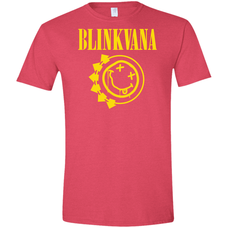 T-Shirts Heather Red / S Blinkvana Men's Semi-Fitted Softstyle