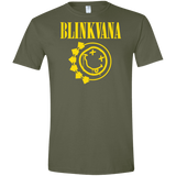 T-Shirts Military Green / S Blinkvana Men's Semi-Fitted Softstyle