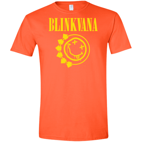 T-Shirts Orange / S Blinkvana Men's Semi-Fitted Softstyle