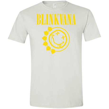 T-Shirts White / X-Small Blinkvana Men's Semi-Fitted Softstyle