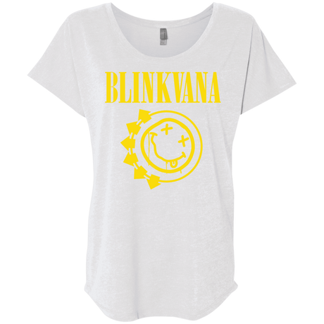 T-Shirts Heather White / X-Small Blinkvana Triblend Dolman Sleeve