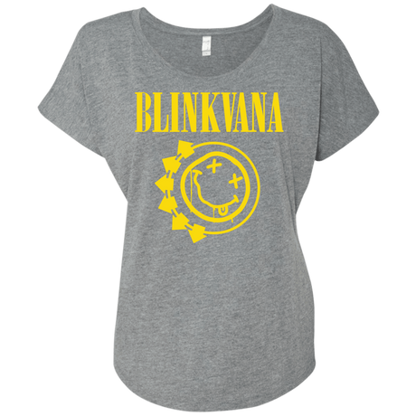 T-Shirts Premium Heather / X-Small Blinkvana Triblend Dolman Sleeve