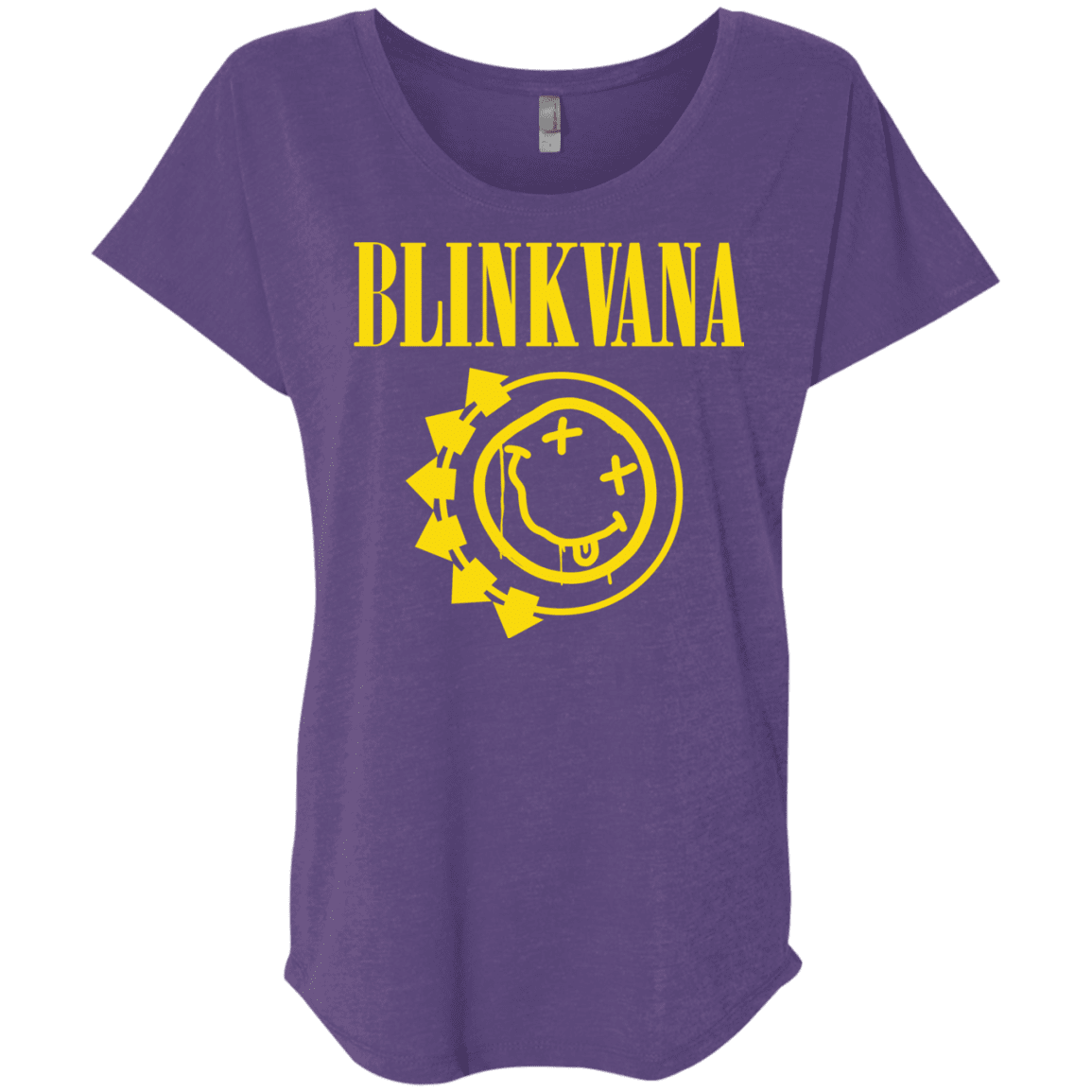 T-Shirts Purple Rush / X-Small Blinkvana Triblend Dolman Sleeve