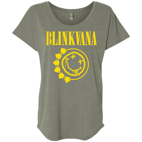 T-Shirts Venetian Grey / X-Small Blinkvana Triblend Dolman Sleeve