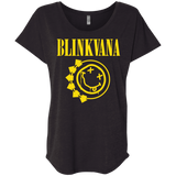 T-Shirts Vintage Black / X-Small Blinkvana Triblend Dolman Sleeve