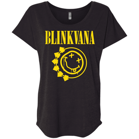 T-Shirts Vintage Black / X-Small Blinkvana Triblend Dolman Sleeve