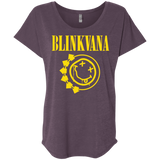 T-Shirts Vintage Purple / X-Small Blinkvana Triblend Dolman Sleeve