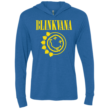 T-Shirts Vintage Royal / X-Small Blinkvana Triblend Long Sleeve Hoodie Tee