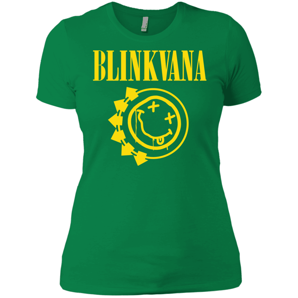 T-Shirts Kelly Green / X-Small Blinkvana Women's Premium T-Shirt