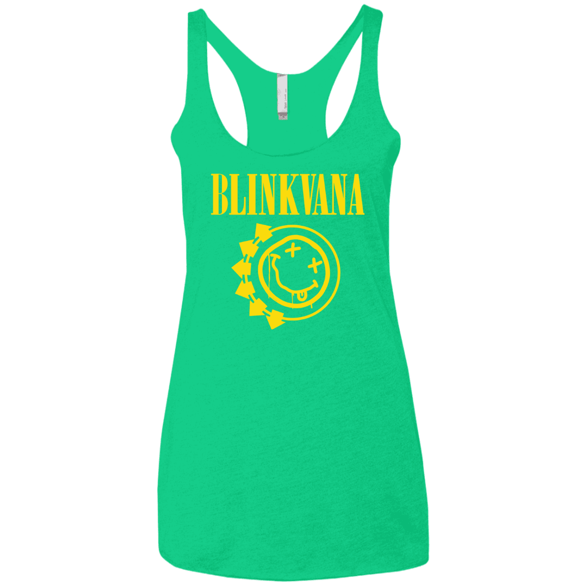 T-Shirts Envy / X-Small Blinkvana Women's Triblend Racerback Tank