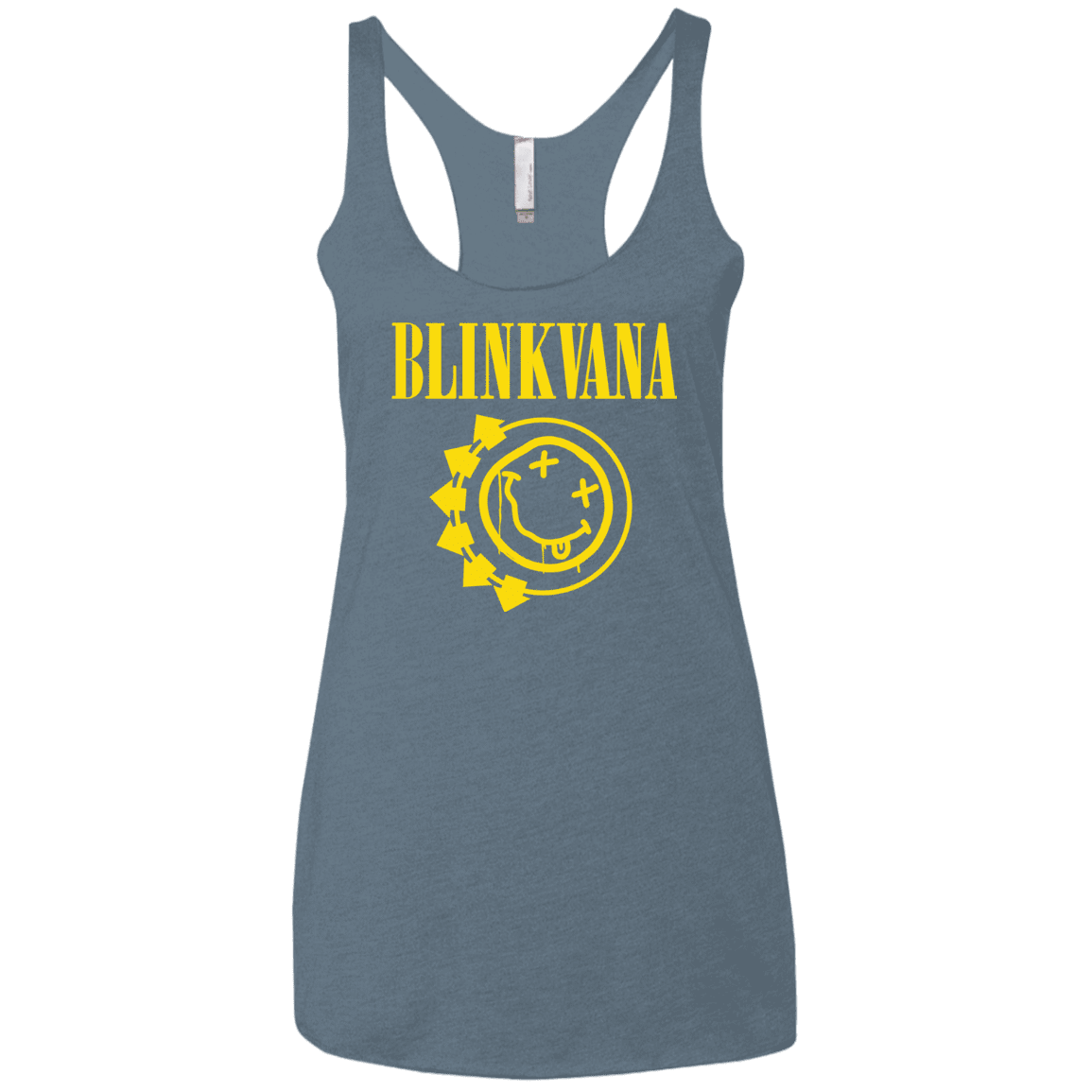 T-Shirts Indigo / X-Small Blinkvana Women's Triblend Racerback Tank