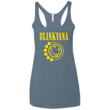 T-Shirts Indigo / X-Small Blinkvana Women's Triblend Racerback Tank