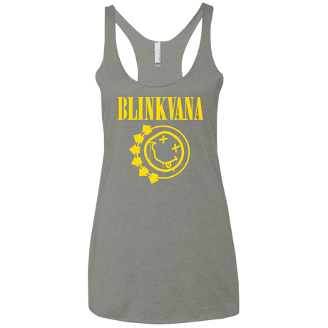 T-Shirts Venetian Grey / X-Small Blinkvana Women's Triblend Racerback Tank