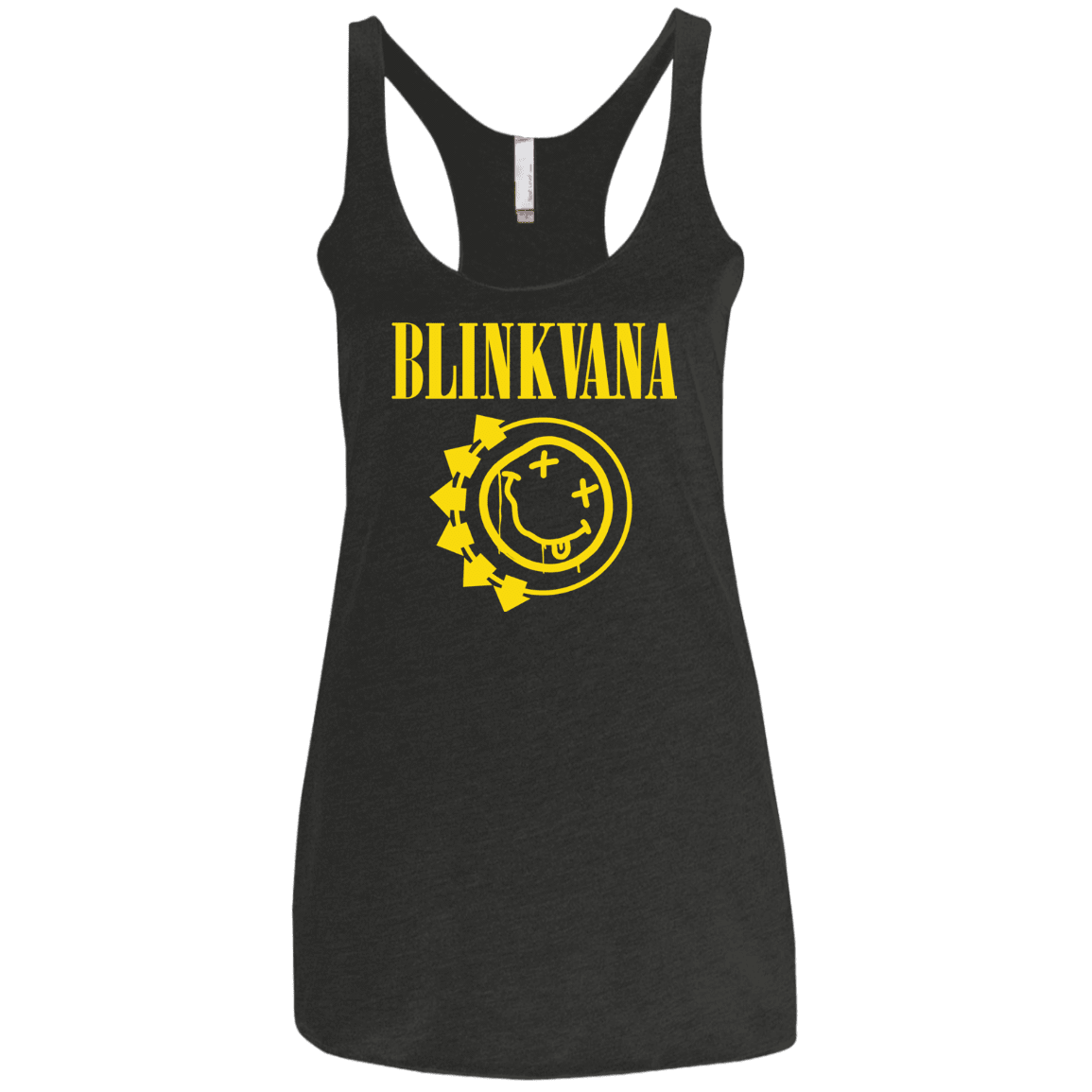 T-Shirts Vintage Black / X-Small Blinkvana Women's Triblend Racerback Tank