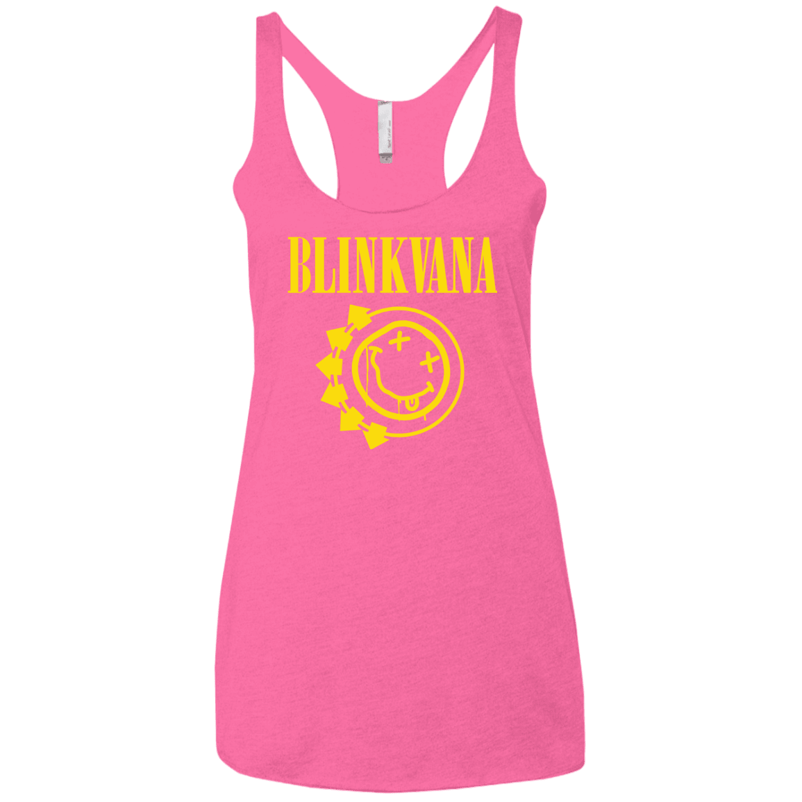 T-Shirts Vintage Pink / X-Small Blinkvana Women's Triblend Racerback Tank