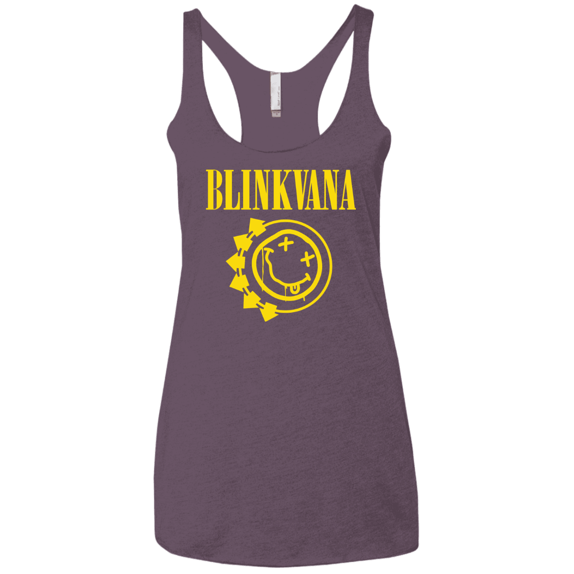T-Shirts Vintage Purple / X-Small Blinkvana Women's Triblend Racerback Tank