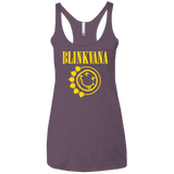 T-Shirts Vintage Purple / X-Small Blinkvana Women's Triblend Racerback Tank