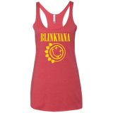 T-Shirts Vintage Red / X-Small Blinkvana Women's Triblend Racerback Tank