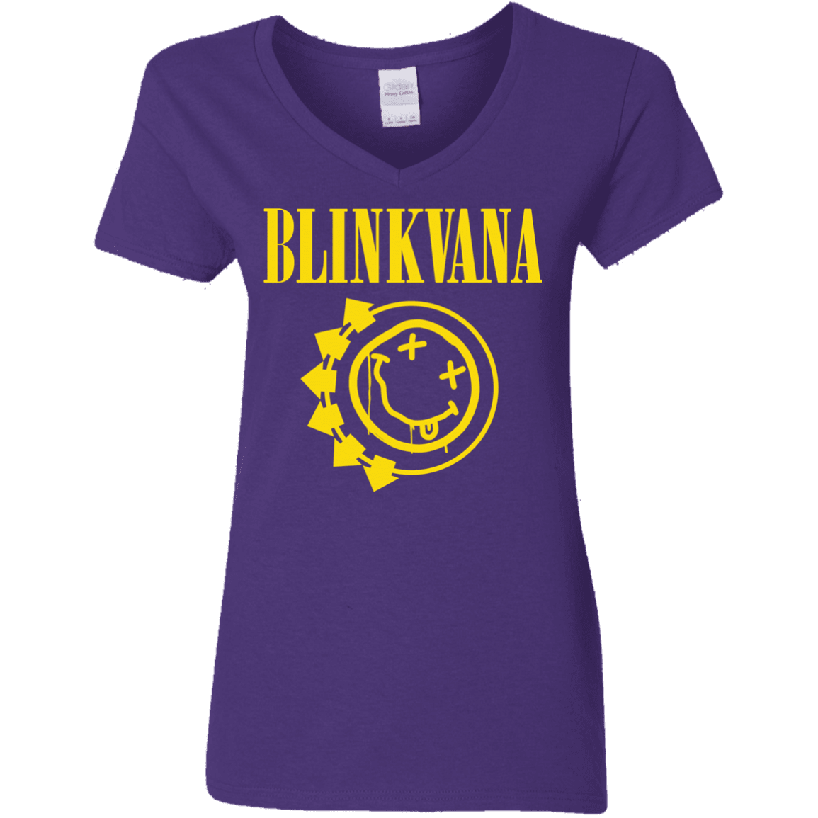 T-Shirts Purple / S Blinkvana Women's V-Neck T-Shirt