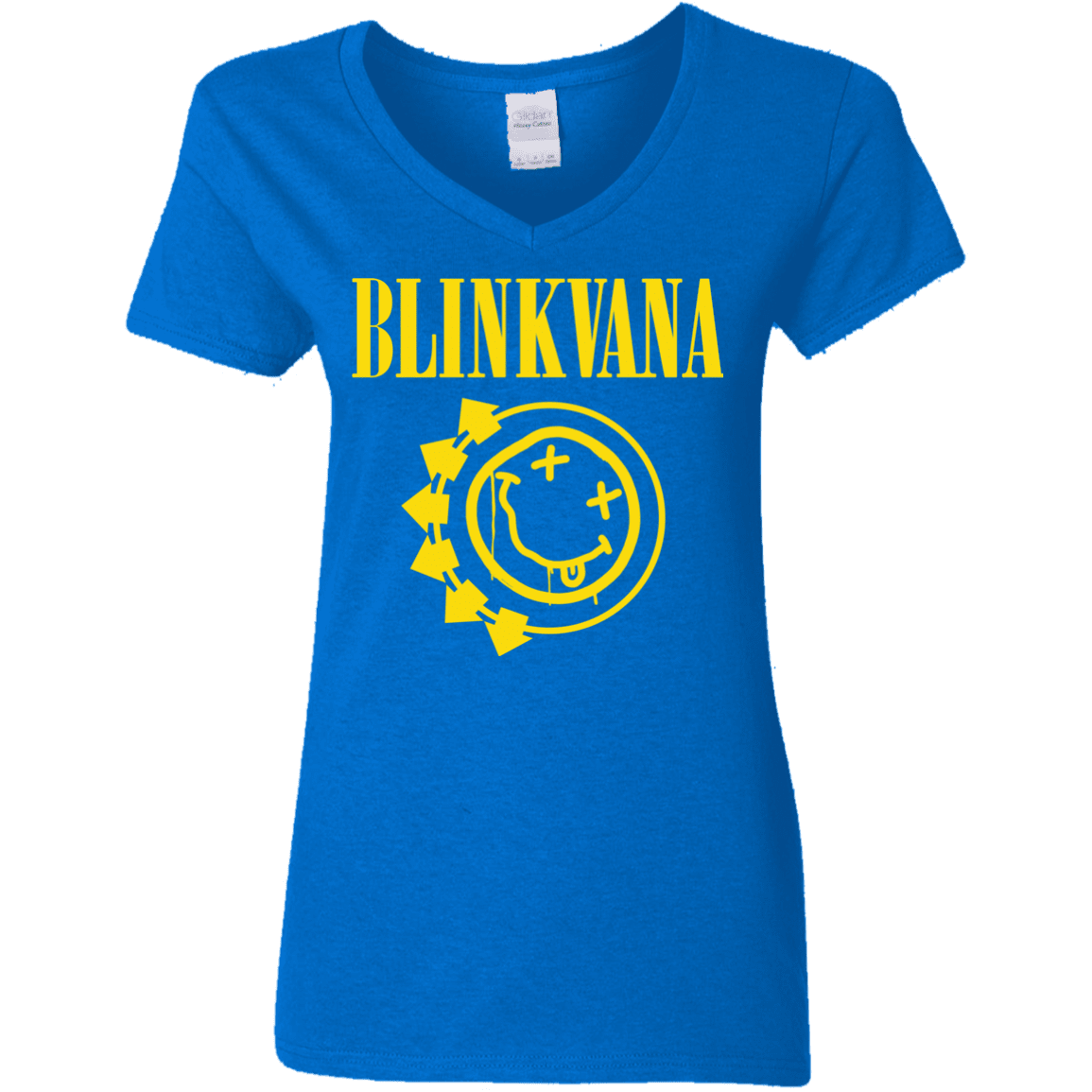 T-Shirts Royal / S Blinkvana Women's V-Neck T-Shirt